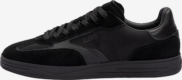 Baskets basses LLOYD en noir : devant