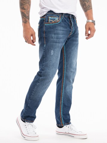 Rock Creek Loosefit Jeans in Blau