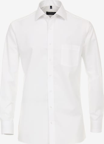 CASAMODA Regular fit Button Up Shirt in White: front