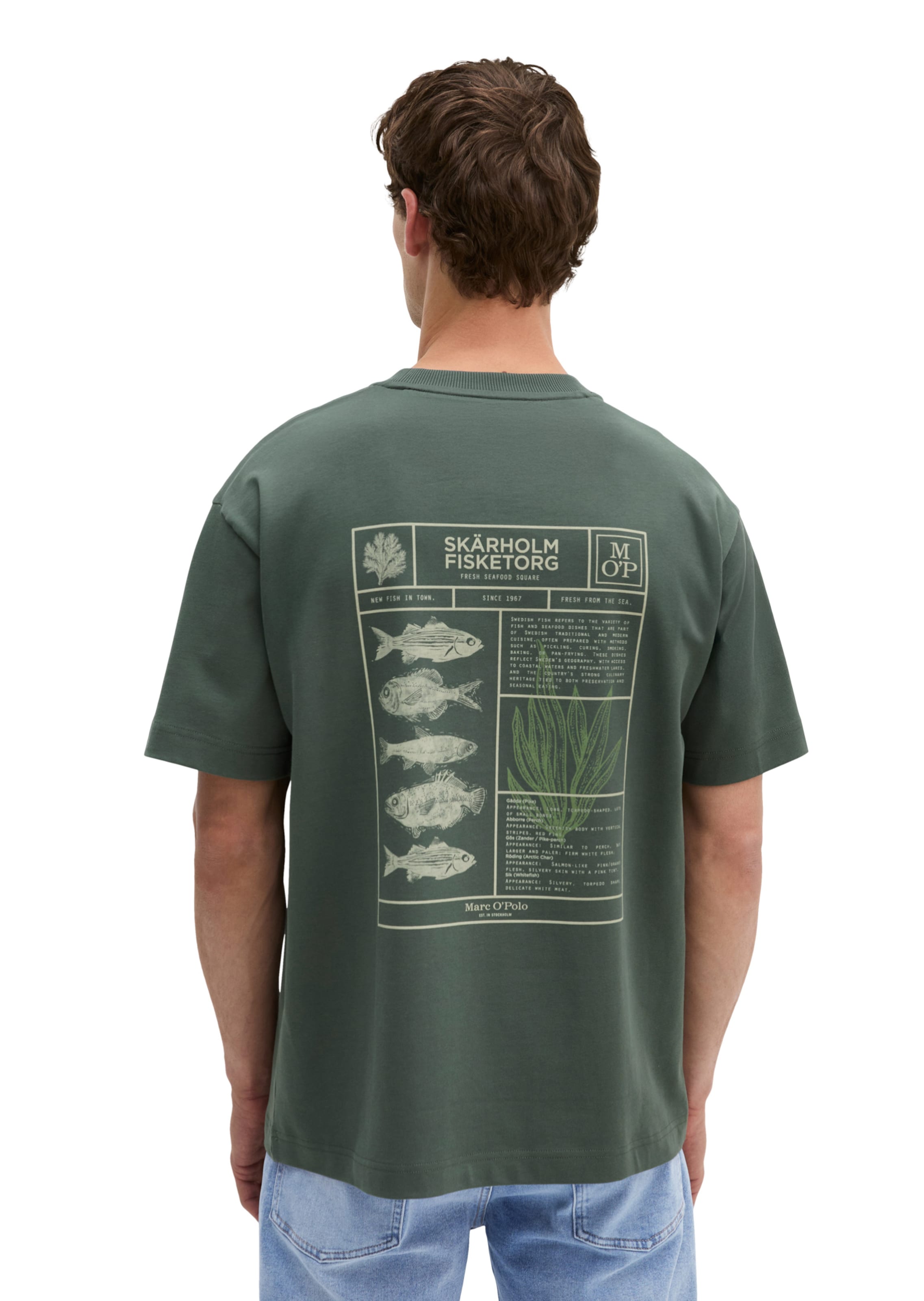 Marc O'Polo Shirt in Green: front