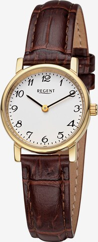 REGENT Analog Watch in Gold: front