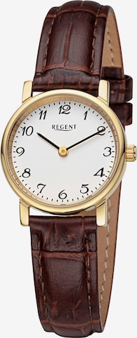 REGENT Analog Watch in Gold: front