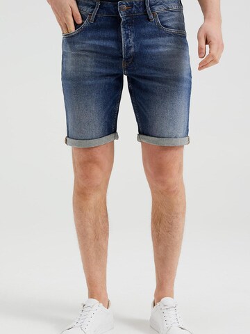 WE Fashion Regular Shorts in Blau: Vorderseite