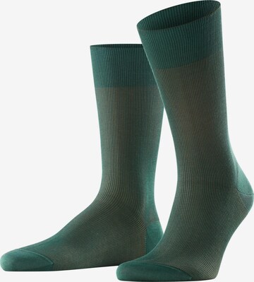FALKE Socken 'Fine Shadow' in Grün: Vorderseite