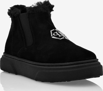 Philipp Plein Boots in Black: front