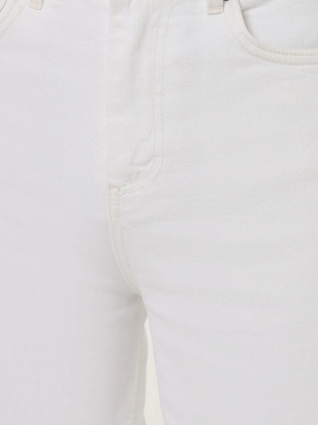 Hiccup - Perna larga Calças de ganga em branco