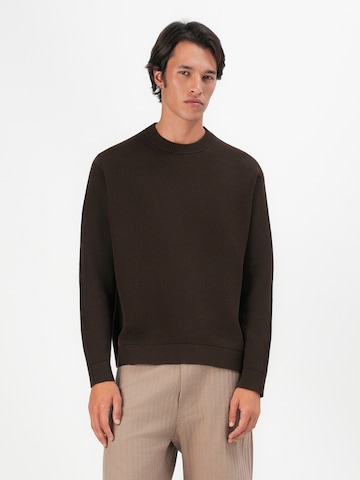 SELECTED Pullover 'SLHDANE' i brun: forside