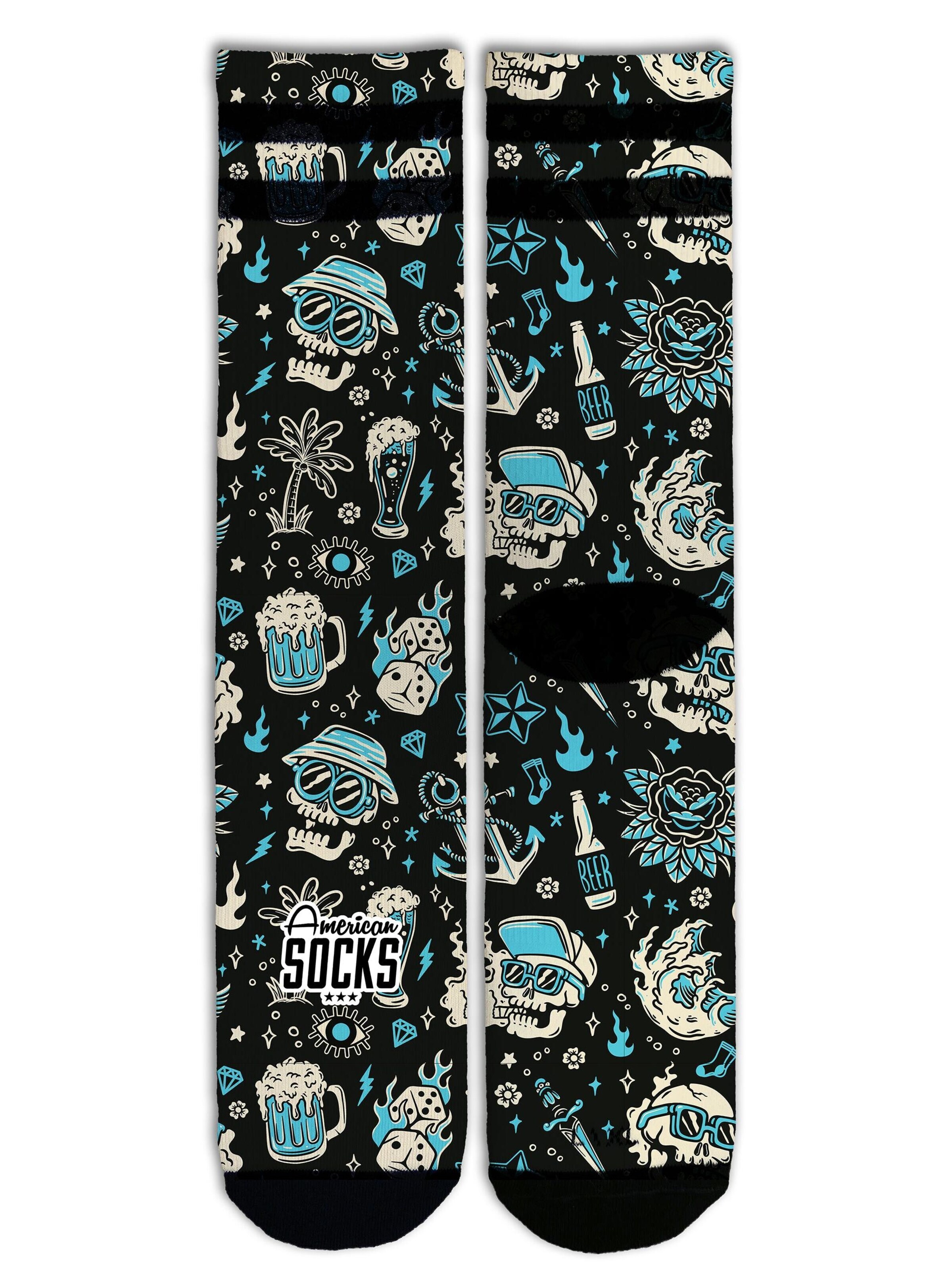 American Socks - Calcetines 'Dopamine' en negro