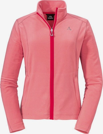 Schöffel Athletic Fleece Jacket 'Leona' in Pink: front