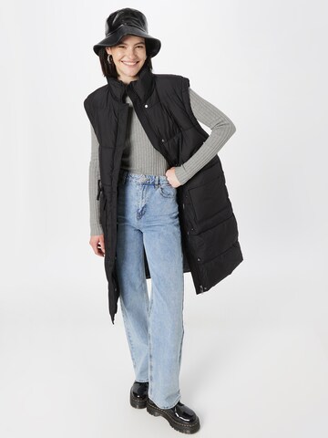 TOM TAILOR DENIM Winter Coat in Black