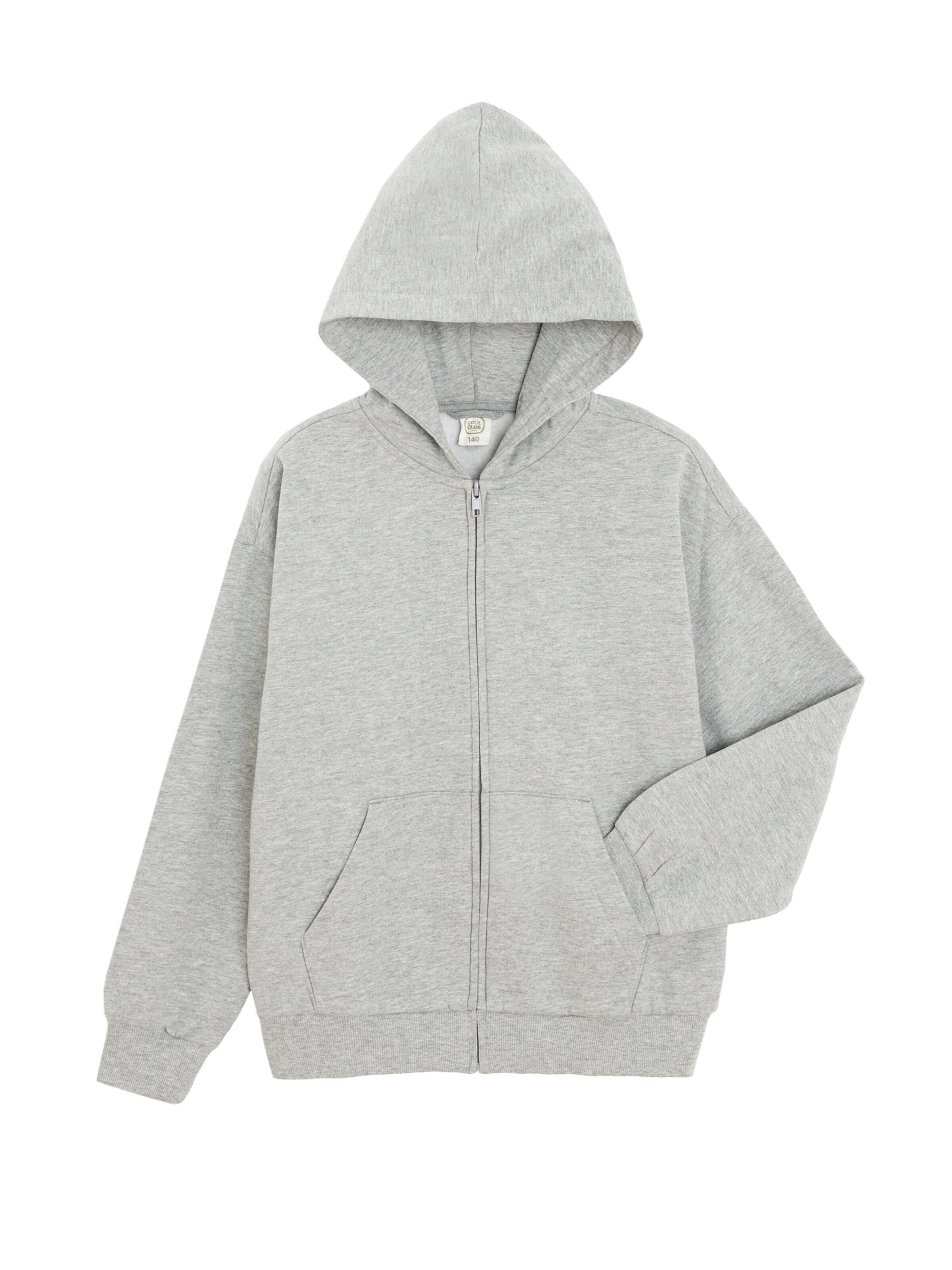 Cool Club Tréning dzseki - szürke: elől