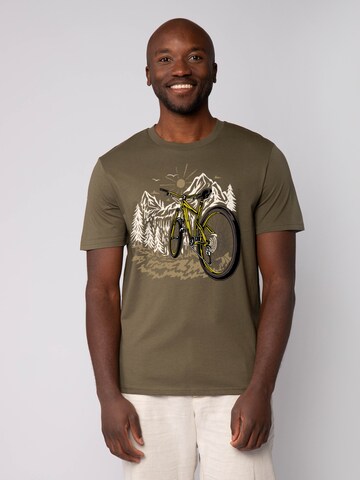 T-Shirt Watapparel en vert : devant