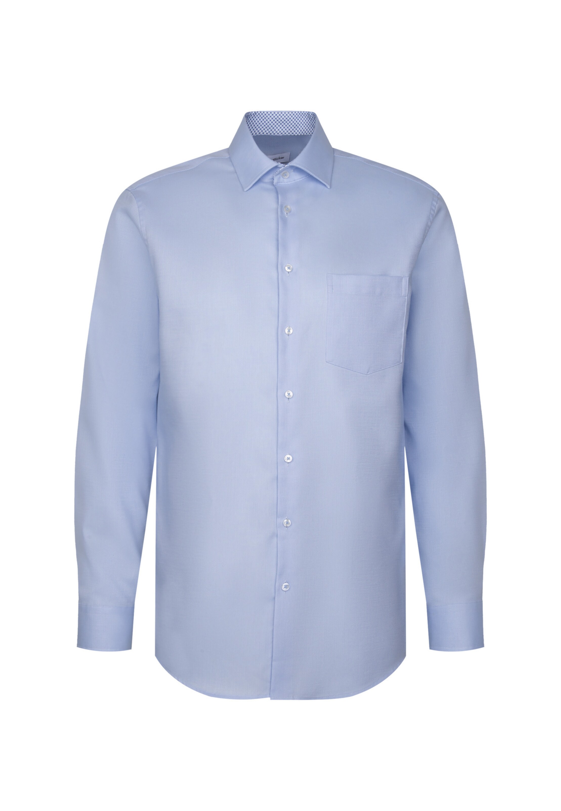 Chemise business 'Schwarze Rose' SEIDENSTICKER en bleu : devant