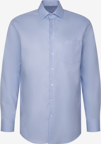 Chemise business 'Schwarze Rose' SEIDENSTICKER en bleu : devant