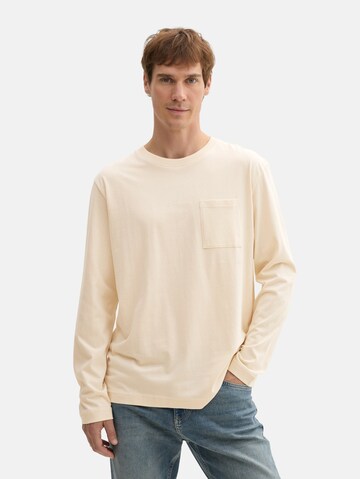 TOM TAILOR Shirt in Beige