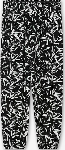 Tapered Pantaloni de la SHEEGO pe negru: față