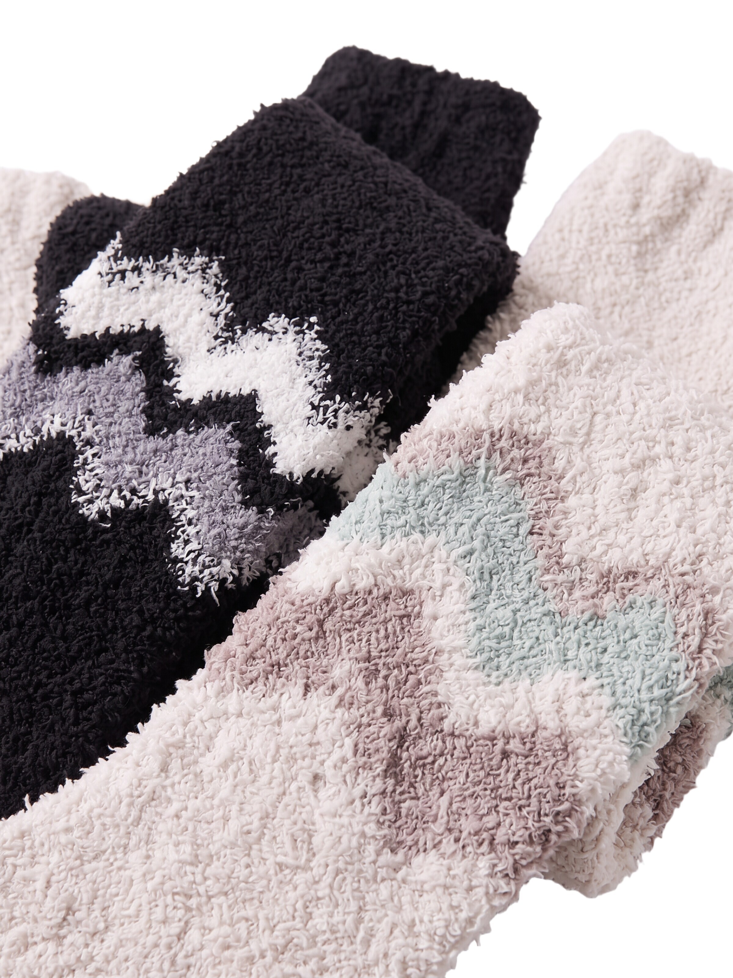 BONVERANO Over the Knee Socks in Beige