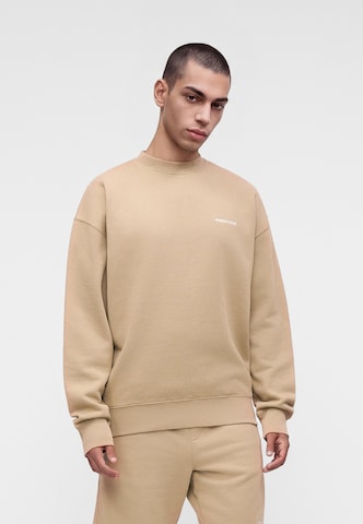 Sweat-shirt Pegador en beige : devant