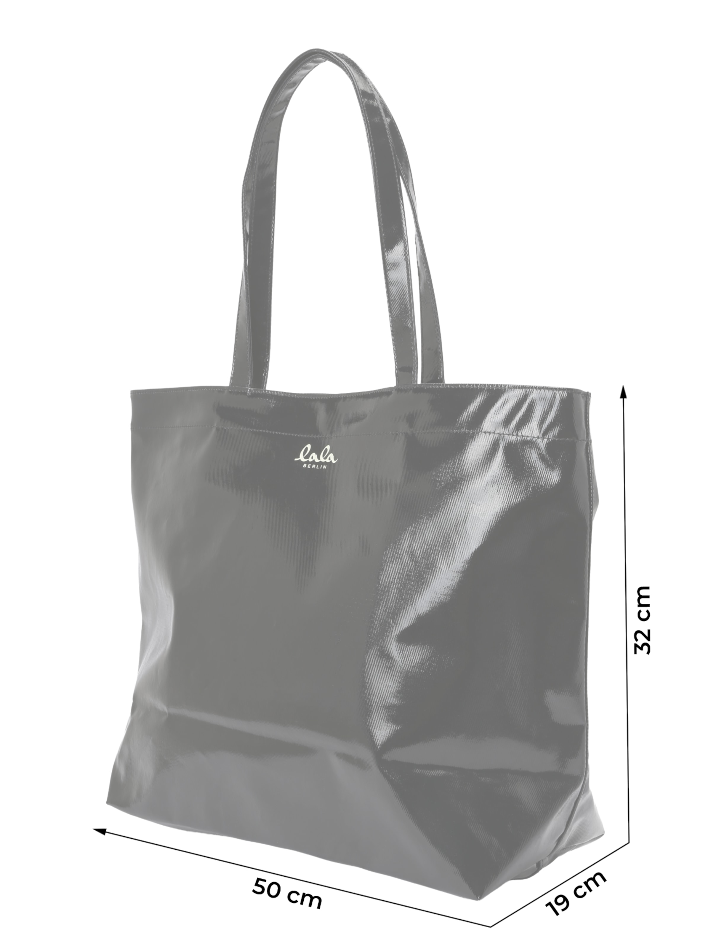 Lala Berlin Shopper 'East West' in Schwarz