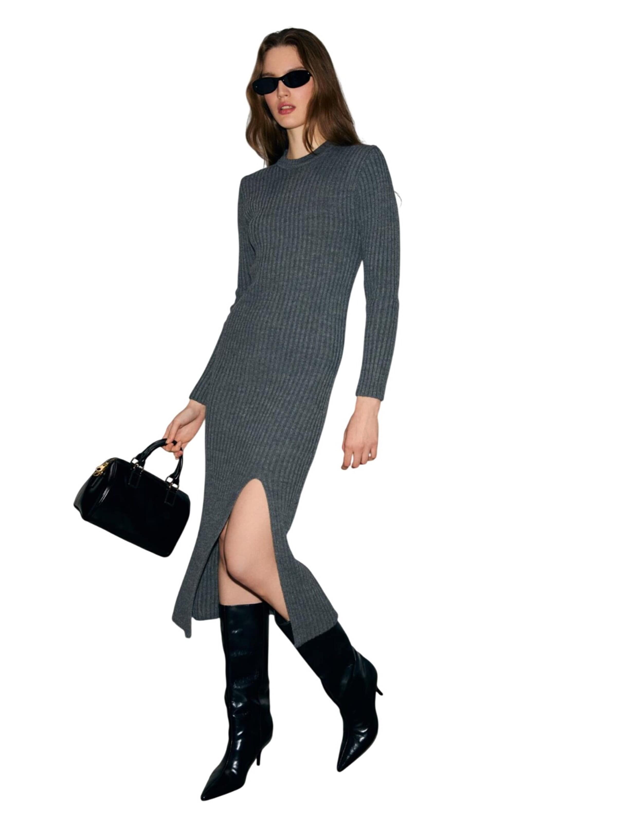 Grimelange Knit dress in Grey