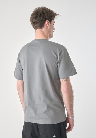 Cleptomanicx Shirt 'Classic Tee Storm Gull' in Grey