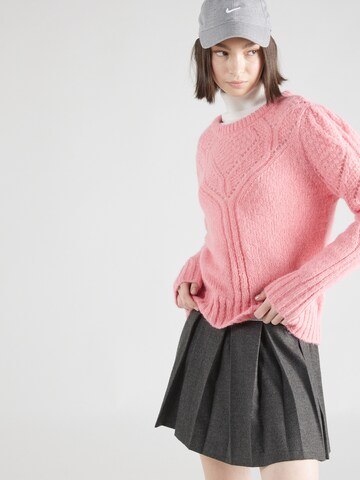 Pull-over ONLY en rose : devant