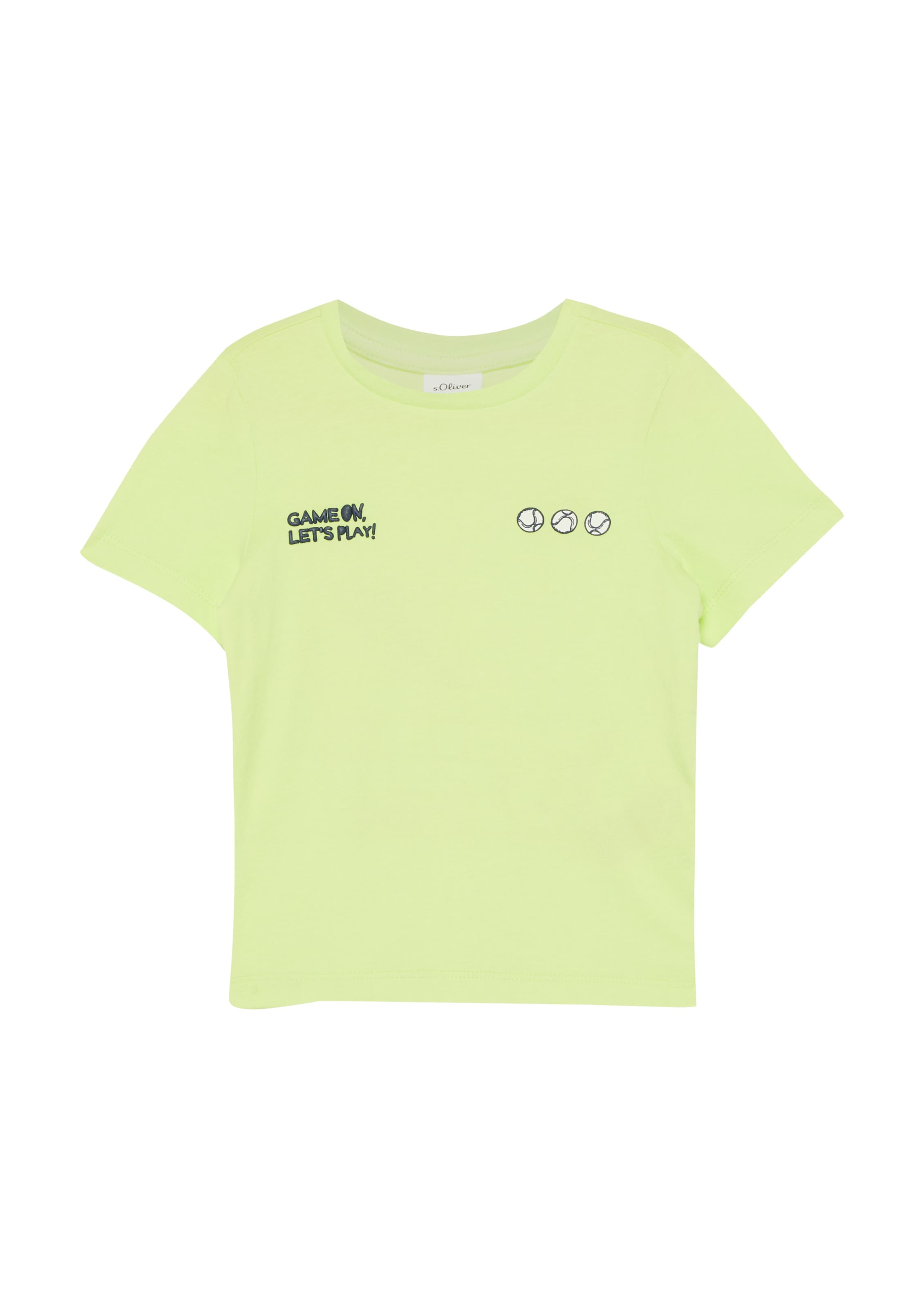 T-Shirt s.Oliver en jaune : devant