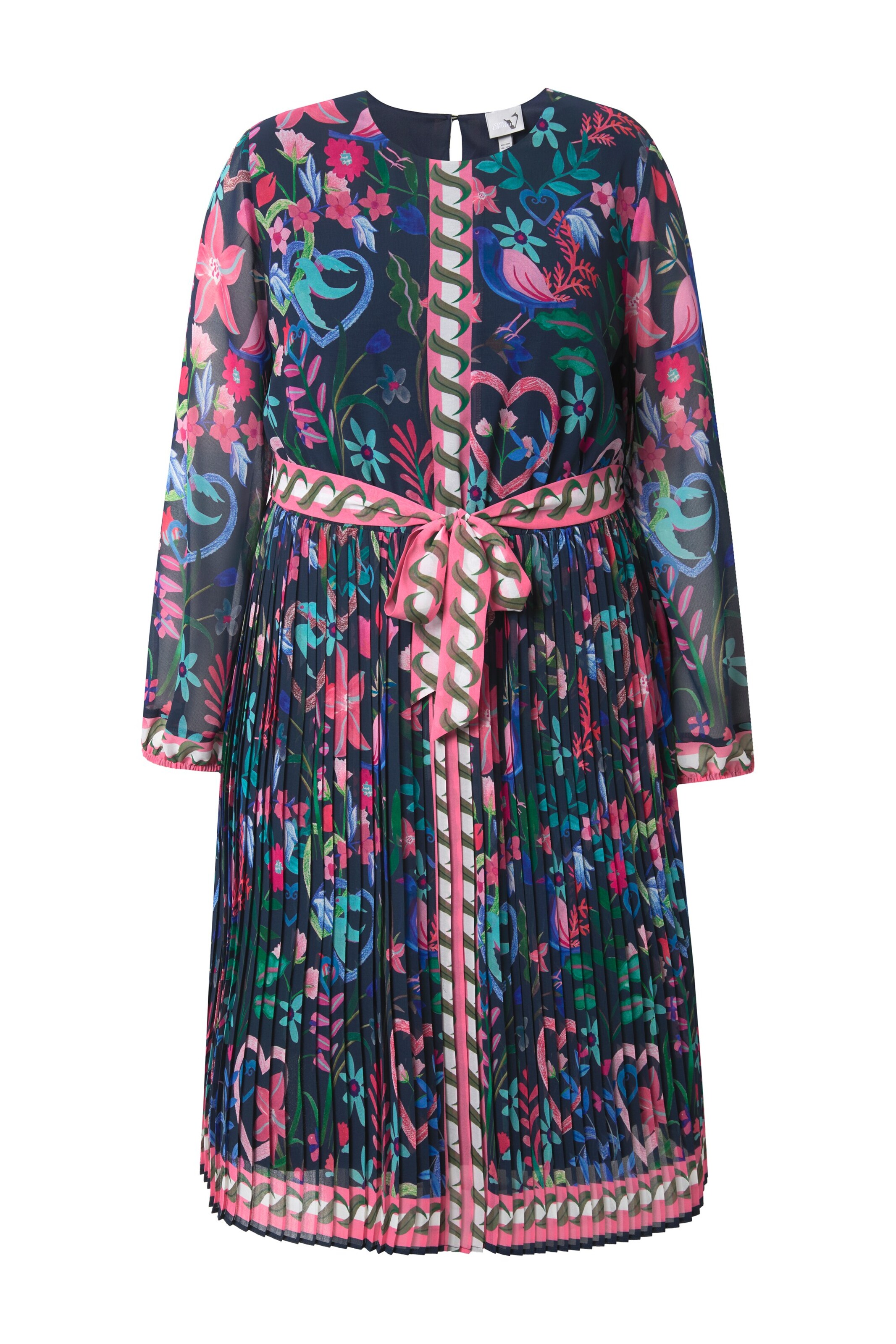 Ulla Popken Kleid in Blau: Vorderseite