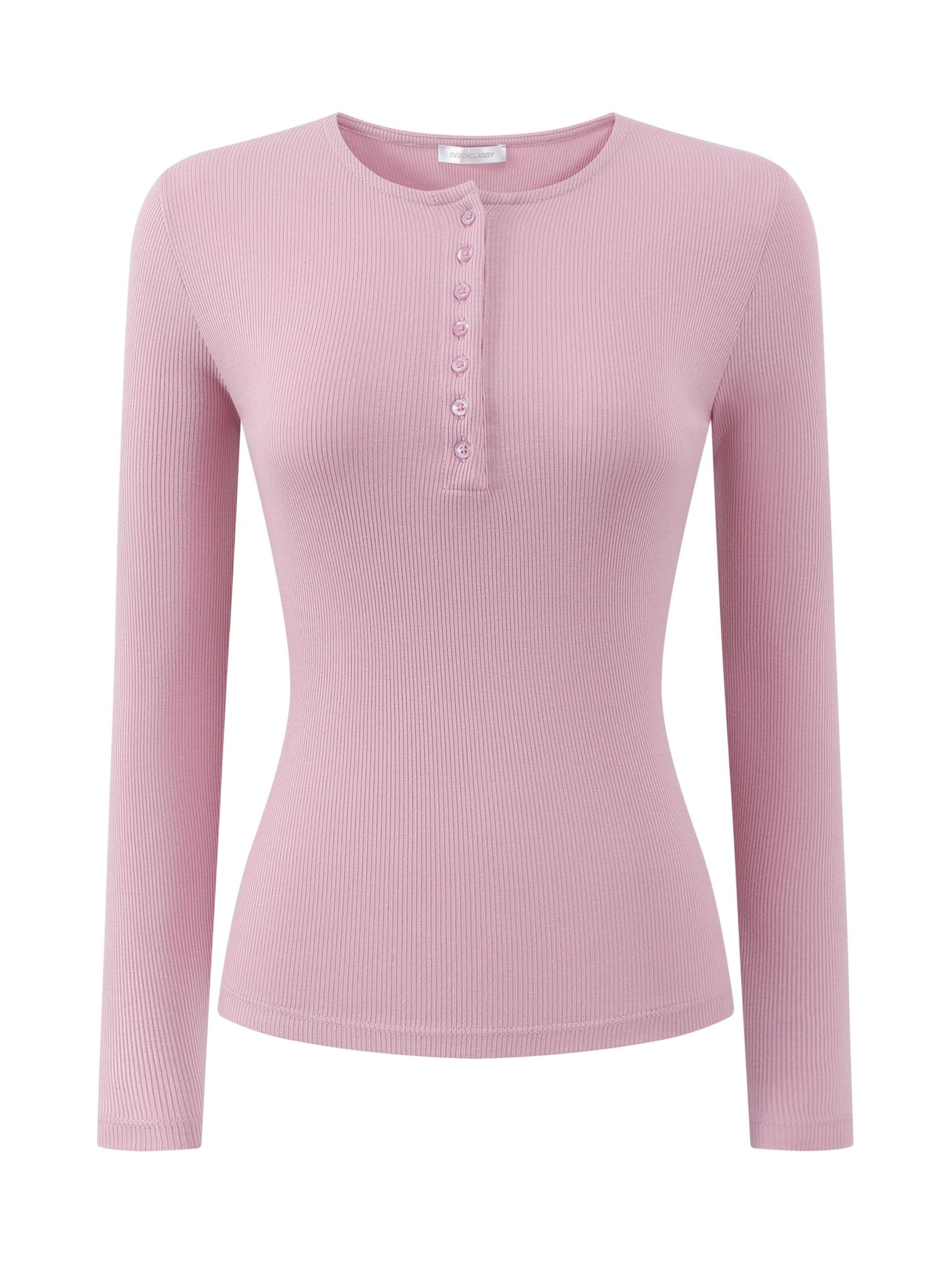 SASSYCLASSY - Camiseta en rosa: frente