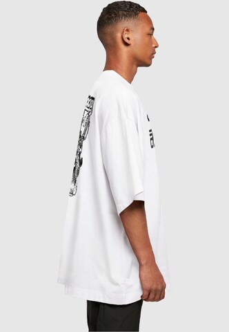 Merchcode T-Shirt 'Thin Lizzy - Rocker in Weiß