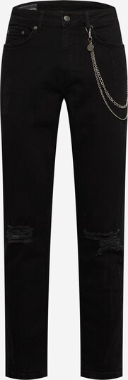 Jeans 'Liberation' Gianni Kavanagh pe negru denim, Vizualizare produs