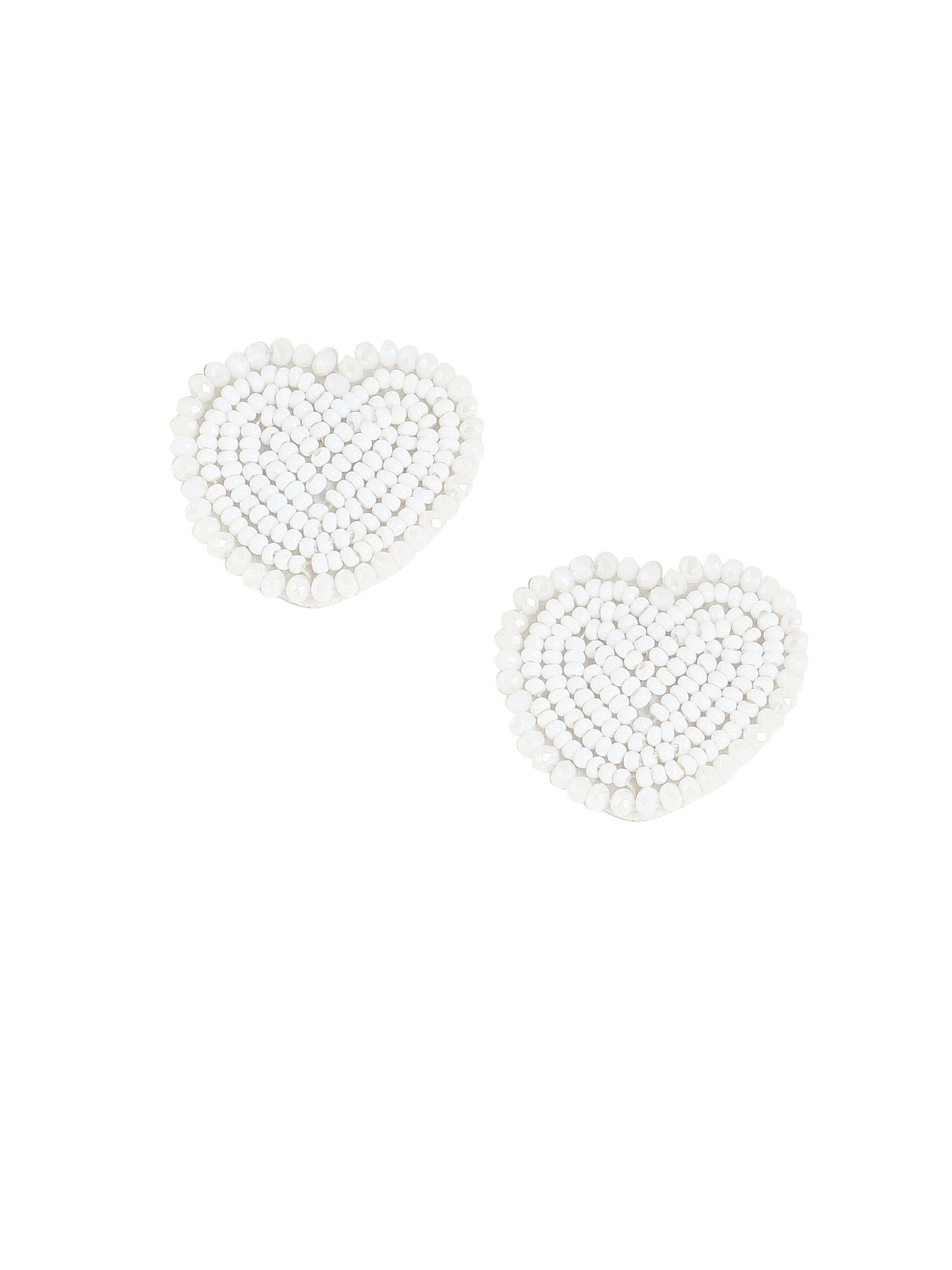 SOHI - Brincos 'Cherice' em prata: frente