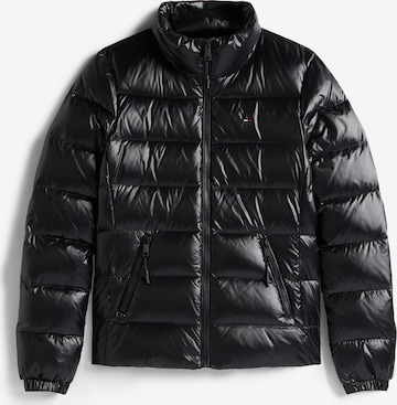 Tommy Jeans Демисезонная куртка в Черный: спереди
