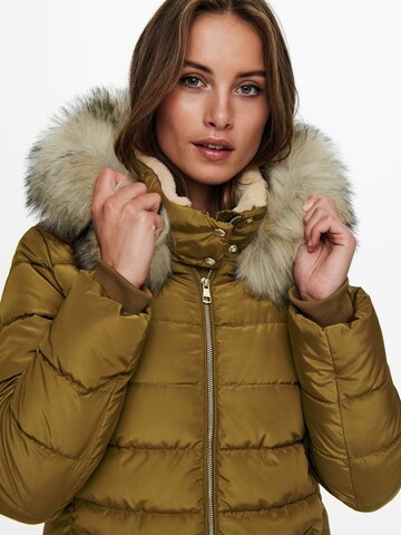 ONLY Winter Coat in Yellow