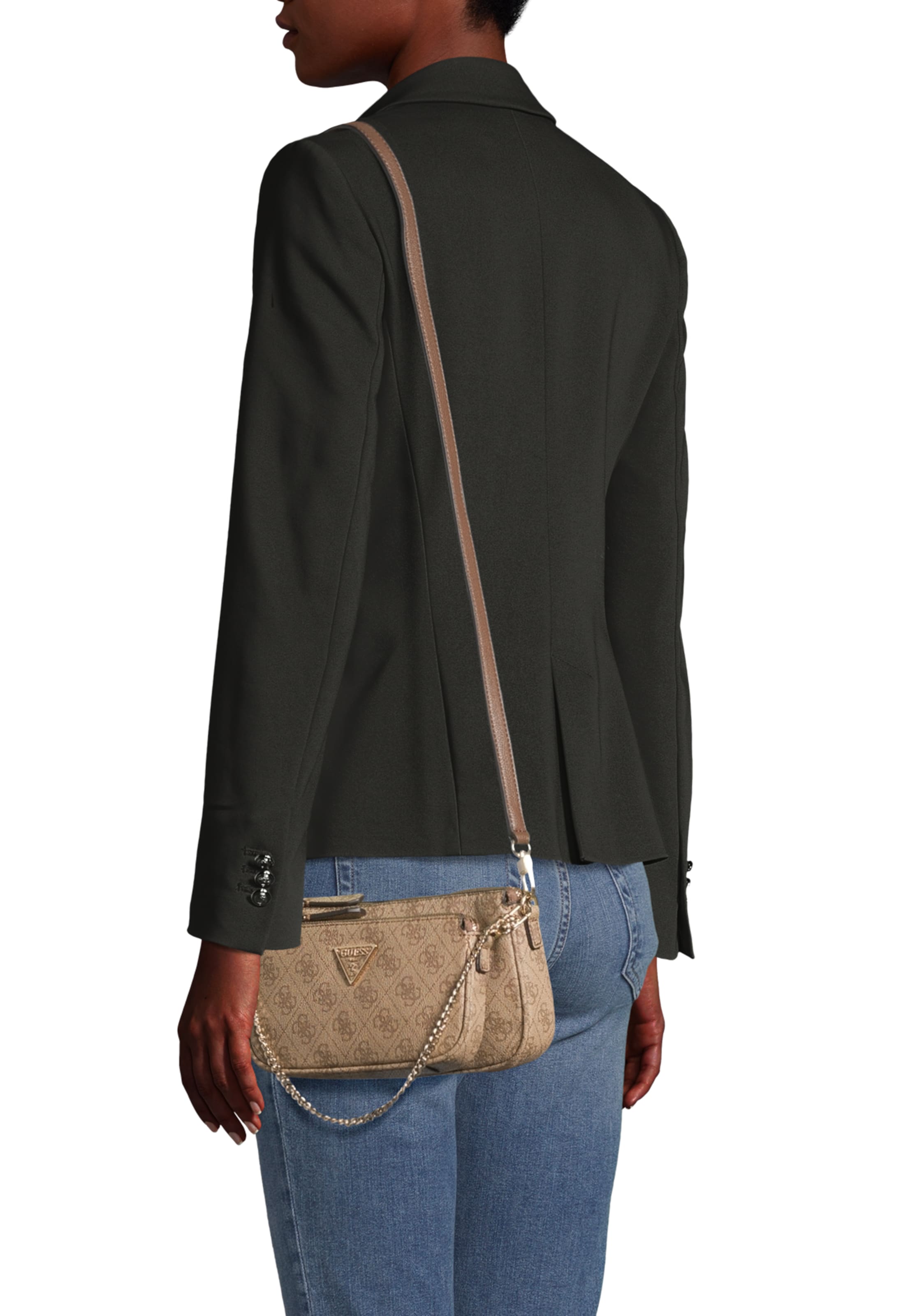 GUESS Handtas 'Noelle' in Beige