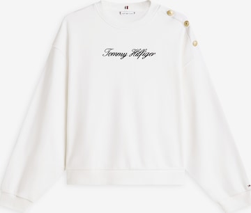 TOMMY HILFIGER Sweatshirt i vit: framsida