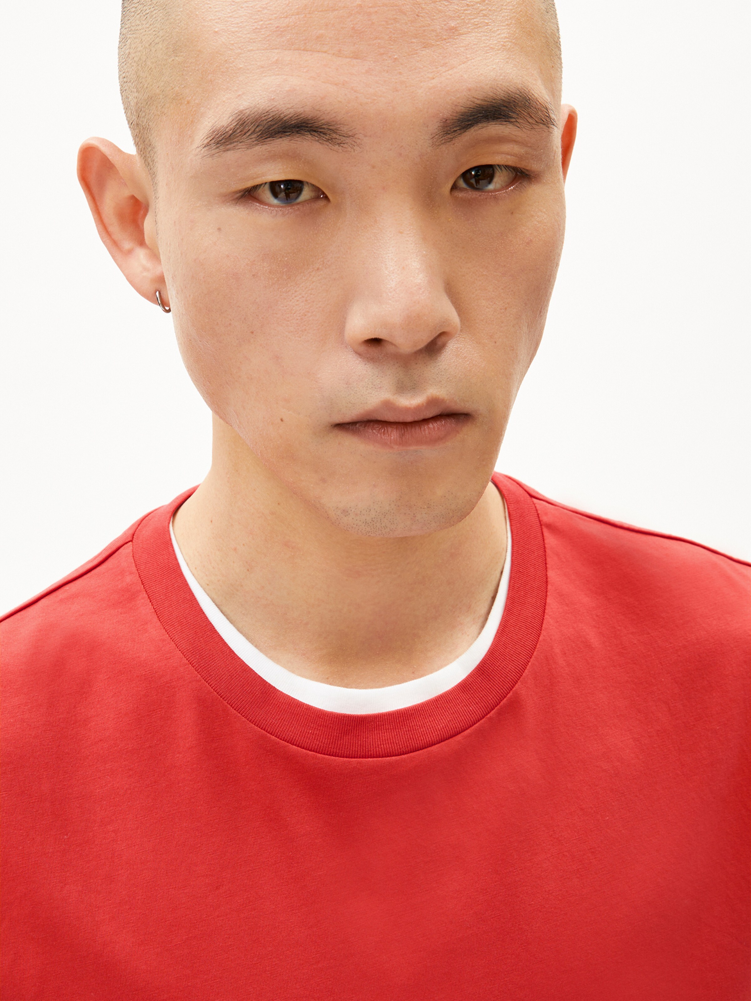 ARMEDANGELS Regular Fit T-Shirt JAAMES in Orange: Vorderseite