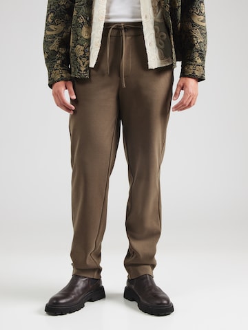 Regular Pantalon Lindbergh en vert : devant