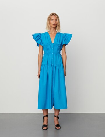 2NDDAY Shirt Dress in Blue: front