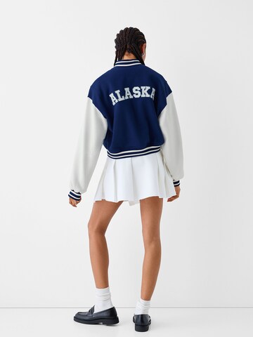 Bershka Between-Season Jacket in Blue