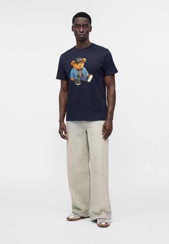 GUESS - Camiseta en azul