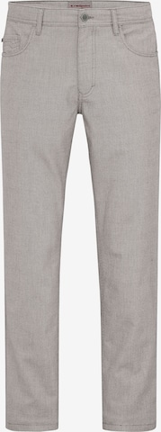 REDPOINT Regular Pants in Grey: front