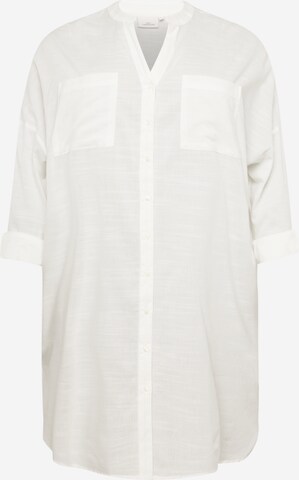 ONLY Carmakoma Blouse 'APELDOORN' in White: front