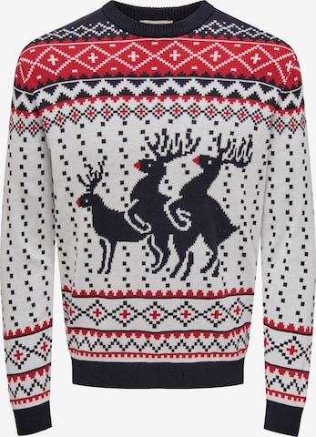 Only & Sons Pullover in Mischfarben: Vorderseite