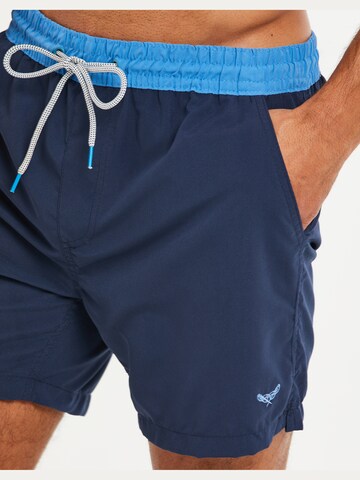 Threadbare Badeshorts 'Penglai' in Blau