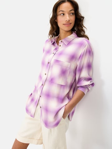 CAMEL ACTIVE Karobluse aus reiner Viskose in Lila