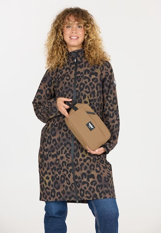 Weather Report Toiletry Bag 'Bronze' in Brown: front