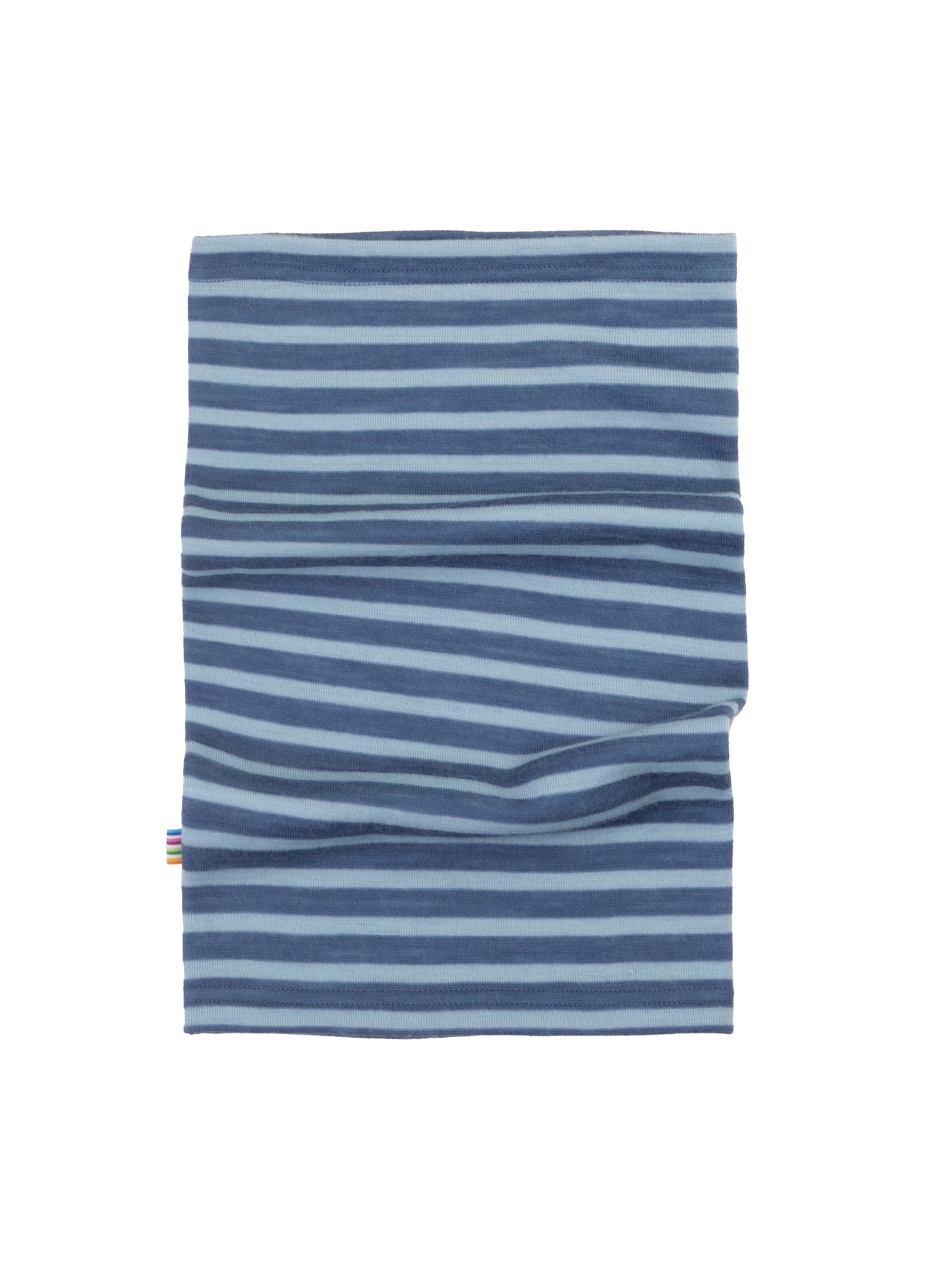 JOHA Scarf 'Schlauchschal Neckwarmer aus Merinowolle' in Blue: front