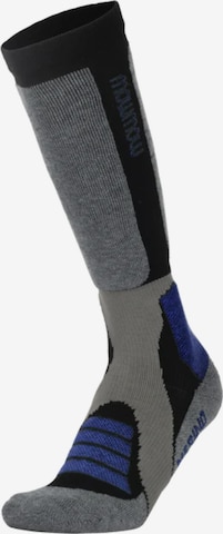 Mowmow Sportsokken 'MowMow Ski Socks - Silver Ions - Antibacterial - Men - Women - Size 39-42 - Gray' in Grijs: voorkant