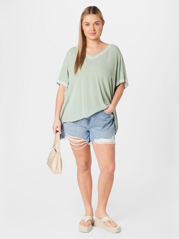 EVOKED Shirt 'MICHELLE' in Green